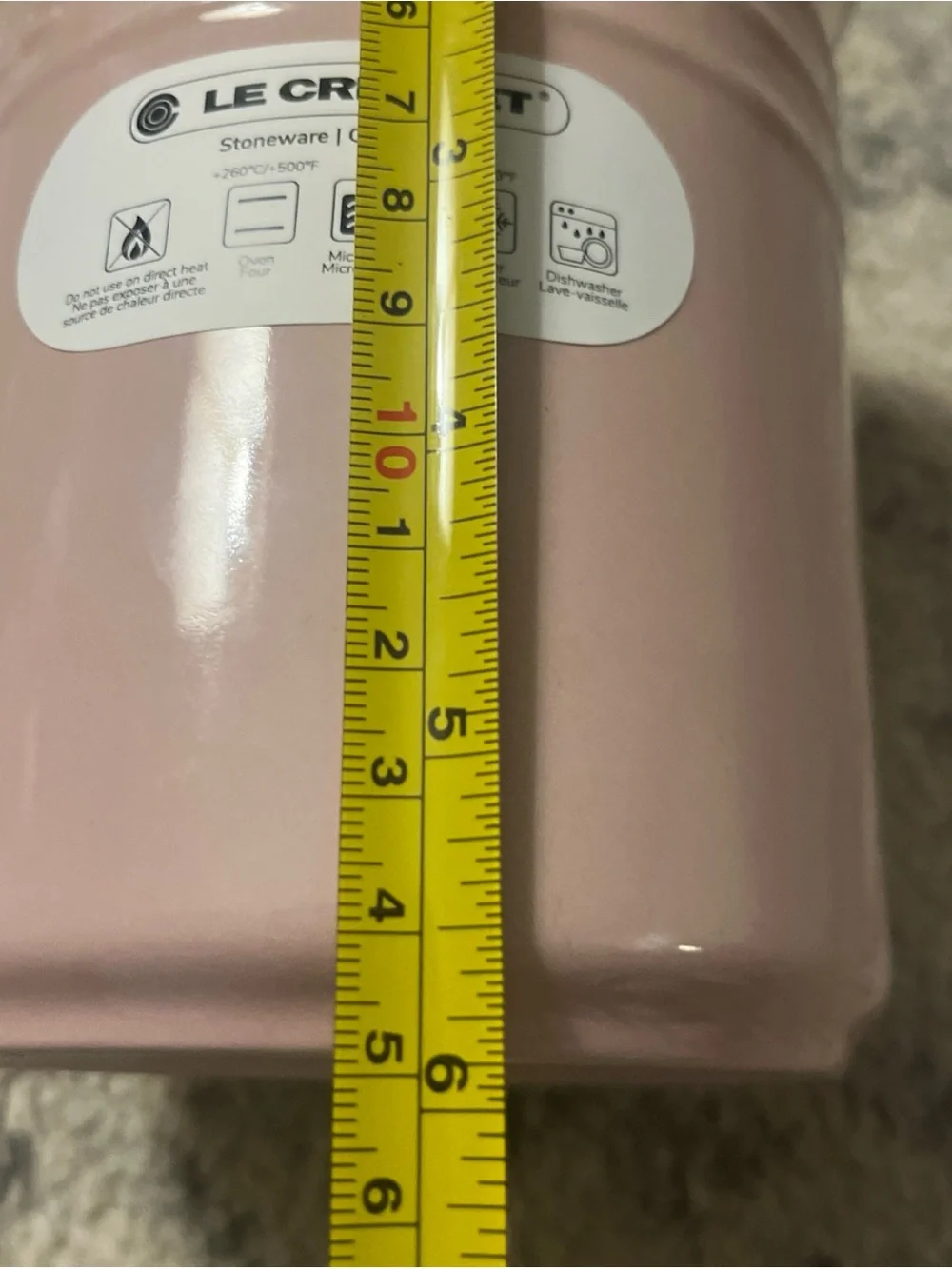 Le Creuset Pink Stoneware Utensil Holder Crock